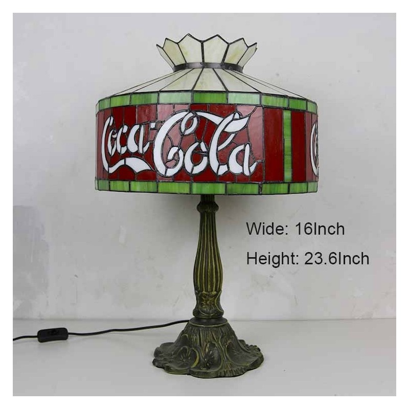 Antique coca deals cola tiffany lamp